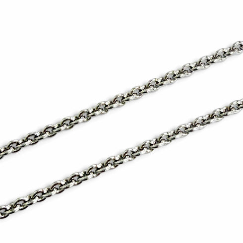 Pendant Necklace 18K White Gold With Diamond