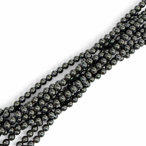 Pendant Necklace Sterling Silver with Hematite