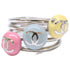 CC Logo Ring Silver-Tone Metal