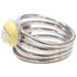 CC Logo Ring Silver-Tone Metal