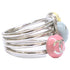 CC Logo Ring Silver-Tone Metal