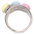 CC Logo Ring Silver-Tone Metal
