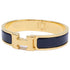 Click H Bracelet Ultramarine Enamel and Gold