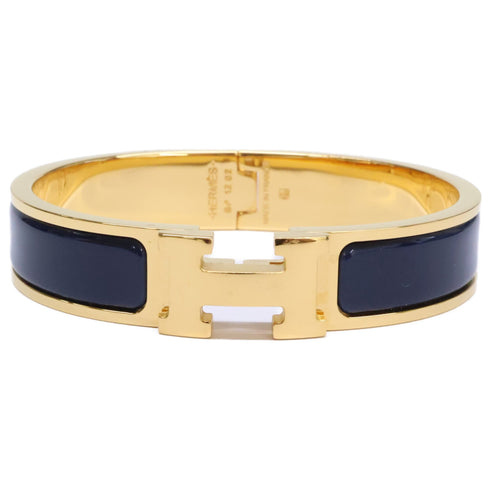 Click H Bracelet Ultramarine Enamel and Gold