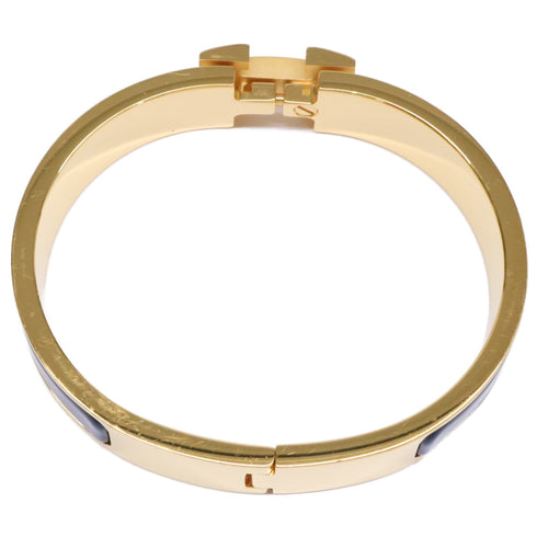 Click H Bracelet Ultramarine Enamel and Gold