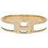 Click H Enamel Bracelet Metal Gold