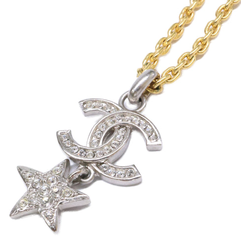 CC Logo Pendant Necklace Sterling Silver