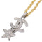 CC Logo Pendant Necklace Sterling Silver