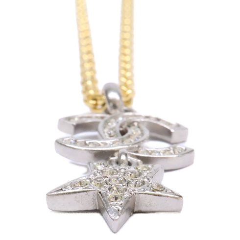 CC Logo Pendant Necklace Sterling Silver