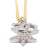 CC Logo Pendant Necklace Sterling Silver