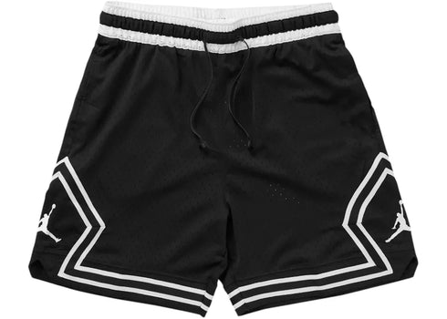 Jordan Sport Diamond Mesh Dri-Fit Shorts Black/White