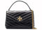 Tory Burch Kira Chevron Small Convertible Shoulder Bag Black
