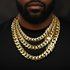 Miami Cuban Link Chain – 18K Gold Plated, 10mm to 22mm