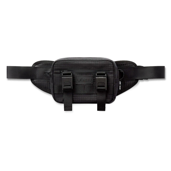 0197. Small Crossbody Bag - Black "Grid"