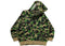 BAPE ABC Camo Rayon Relaxed Fit Shark Full Zip Hoodie Green