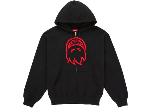 Supreme Spitfire Zip-Up Hooded Sweatshirt Black