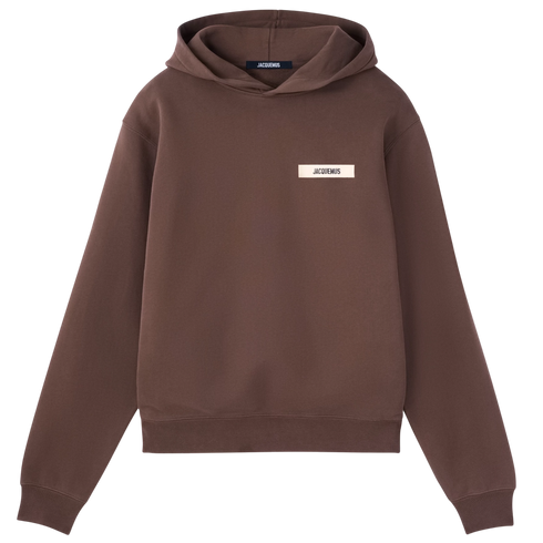 Le Hoodie Gros Grain Jacquemus Dark Brown