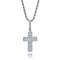 Diamond Baguette Cross Necklace