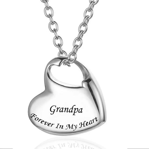 Heart Keepsake Urn Necklace