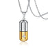 Hollow Pill Urn Necklace