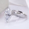 10K Solid Gold Selena Marquise Cut Moissanite Engagement Ring Set