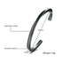 Twisted Unisize Men's Minimalist Bangle