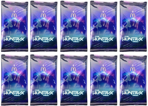 2026 McDonald's KPop Demon Hunters The Huntrix Photocard Pack Promotional Meal Exclusive Pack 10x Lot