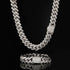 14MM Prong Cuban Chain + Free Bracelet