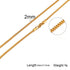 2mm Classic Men's Minimal Box Cuban Chain