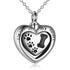 Pawprint Memorial Pet Urn Necklace