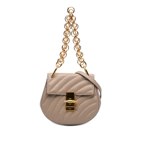 Drew Bijou Crossbody Bag Quilted Leather Mini