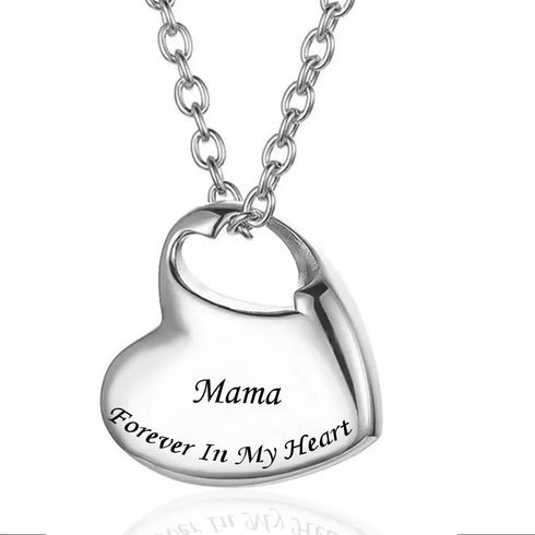 Heart Keepsake Urn Necklace