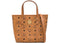 MCM Toni Vi Shopper Mni Bag Cognac