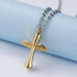 Lord Prayer Cross Ash Urn Pendant Necklace