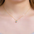 VVS 925 Sterling Silver Moissanite Solitaire Pendant Necklace