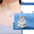 VVS 925 Sterling Silver Moissanite Solitaire Pendant Necklace