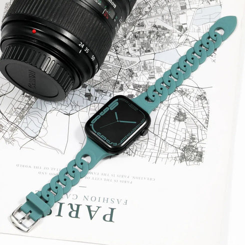 Compatible with Apple Watch - Silicone Pattern Watch Band