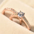 Double Band 925 Sterling Silver Rose Gold Travel Ring