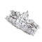 7CT D Color Marquise Cut Moissanite Engagement Ring Set