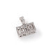 Custom Letter Hollow Square Necklace