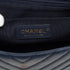 Top Handle Flap Bag Chevron Calfskin Small