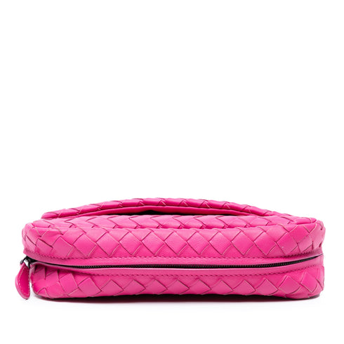 Expandable Chain Crossbody Bag Intrecciato Nappa Small