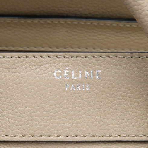 Luggage Bag Grainy Leather Micro