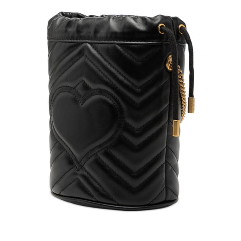 GG Marmont Bucket Bag Matelasse Leather Mini
