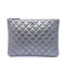 O Case Clutch Quilted Iridescent Lambskin Large