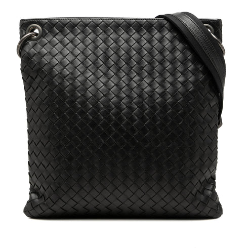 Flat Messenger Bag Intrecciato Nappa Medium