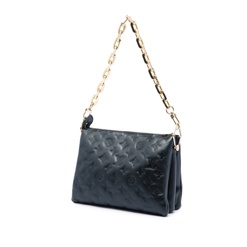 Coussin Bag Monogram Embossed Lambskin PM