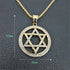 Icy Star of David Pendant Necklace