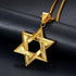 Double Row Iced Out Jewish Star of David Necklace
