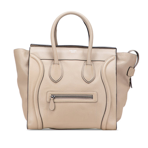 Luggage Bag Grainy Leather Mini